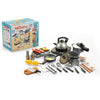 Four Kinds of Mock Plastics Kitchen Ware Set with Sound & Light Barbecue Toys for Kids - Verzatil 