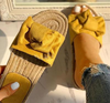Bow flat sandals - Women's shoes - Verzatil 