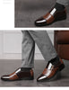 Men's New Business Leather Shoes Hollowed Out Breathable