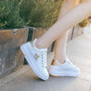 Women's lace up white shoes - Women's shoes - Verzatil 
