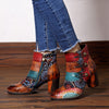 Vintage boots with chunky heels - Women's Shoes - Verzatil 