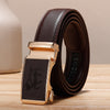 Genuine Leather Cowhide Belt With Automatic Buckle Belt - Verzatil 