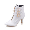 Fashion Belt buckle women's boots- women shoes - Verzatil 