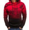 Men's hooded pullover sweater jacket Shirt camouflage gradient sweater - Verzatil 