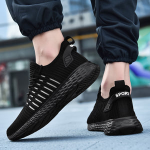 Sneakers flying woven mesh casual running Shoes - Verzatil 