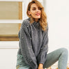 Autumn and winter new round neck loose sweater - Verzatil 