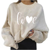 Autumn AndWinter New Loose Round Neck Pullover All-Match Blouse - Verzatil 