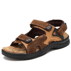 Men's Sandals Leather Casual Shoes - Verzatil 