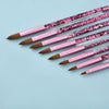 Oil-filled Pink Mink Hair Nail Pen Nail Art Pen - Verzatil 