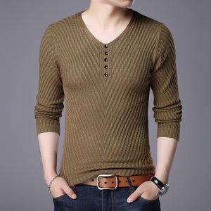 SWEATER Trendy Spring And Autumn Casual V-neck Top - Verzatil 