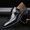 Spring Low-heel Belt Buckle Business  Shoes Men - Verzatil 