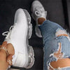 Air Cushion Bottom Lace up Casual Shoes Flying - Women's shoes - Verzatil 