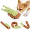Fleece Interactive Dog Puzzle Snails Toys - Verzatil 