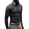 Business Shirt Fashion Candy Color Men's Casual Long-Sleeved Shirt - Verzatil 