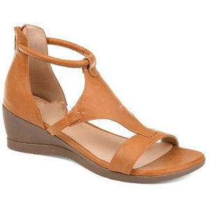 High-heeled Wedge Buckle Sandals Roman Shoes - Women's shoes - Verzatil 