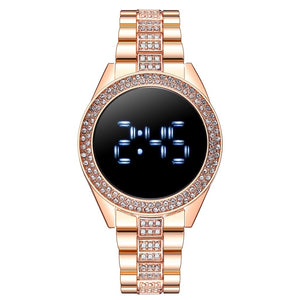 New Style Diamond-Encrusted Ladies Sports Fashion Personalized Electronic Watch - Verzatil 