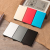 High-grade Alumina Mult-card Holder Solid Color Automatic Pop-up Anti-theft Bank Card Box - Verzatil 