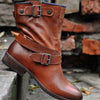 Leather sleeve Martin boots -  Women's Shoes - Verzatil 