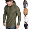Men's Hooded Sweater Long-sleeved T-Shirt Men - Verzatil 