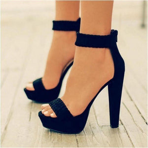 Stiletto high heel braided - Women's shoes - Verzatil 