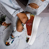 Color sequined muffin platform shoes - Women's shoes - Verzatil 