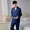 Stretch satin chiffon pajamas -  Men's Pajama Set - Verzatil 