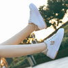 Women's lace up white shoes - Women's shoes - Verzatil 