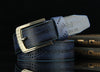 Pin buckle belt men's belt retro hollow casual belt - Verzatil 