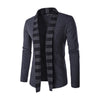 Men's Fashion Trendy Color Contrast Striped Stitching SWEATER JACKET - Verzatil 