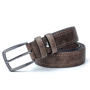 Men Vintage Belts For Jeans Luxury Split Leather Belt Men Famous Belt For Man Designer Belts With Vintage Style - Verzatil 