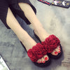 Small broken flowers, thick bottom sole slippers - Women's shoes - Verzatil 