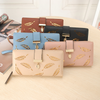 New fashion ladies dress eighty percent off pierced Hand Bag Wallet Purse leaves students mobile phone bag - Verzatil 