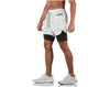 Double-layer running training shorts Pants - Verzatil 