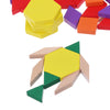 125 Pieces Wooden Children Intellectual Geometric Shapes - Verzatil 