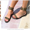 Rivet sandals - Women's shoes - Verzatil 
