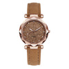 Casual Women Romantic Starry Sky Wrist Watch Leather Rhinestone Designer Ladies Clock - Verzatil 