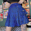 Zebra print pleated skirt - Women's Bottom - Verzatil 