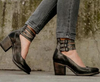 Non-slip rubber sole with metal buckle women's boots - Women's Shoes - Verzatil 