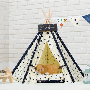Portable Washable Pet Tent Dog Bed Cat Toy House - Verzatil 