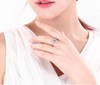 New inlaid round large diamond ring classic - Verzatil 