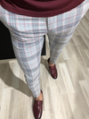 Men's casual plaid pants - Verzatil 