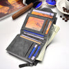 New men's short multifunctional Wallet Card Wallet Vintage multi personality card bag purse spot - Verzatil 