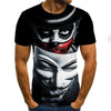 Men's clown 3D printed T-shirt - Verzatil 
