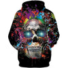 Hoodie Shirt Colorful Skull Eyes Digital Printing Leisure - Verzatil 
