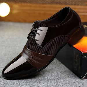 Men's Fashion Business Casual Shoes Formal Leather - Verzatil 