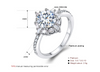 New inlaid round large diamond ring classic - Verzatil 