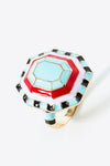 18K Gold Plated Multicolored Ring