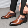 Men's  business casual shoes British fashion men's Shoes Leather - Verzatil 