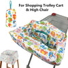 Baby Kids Shopping Cart Cushion Children Trolley High Chair Car Foldable Padded Seat Protection Cover Pad with Safety Belt - Verzatil 