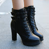 Mid heel Martin boots - Women's Shoes - Verzatil 